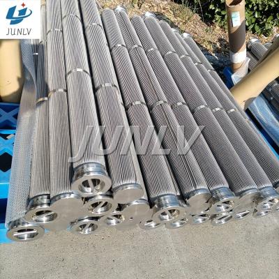 China Other JUNLV 2024 hot sale good quality stainless steel pleated Metal sintered filter element for sale