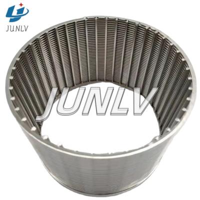 China Hotels JUNLV high quality Factory Price 304 Stainless Steel Wedge wire screen wedge wire screen filter for sale