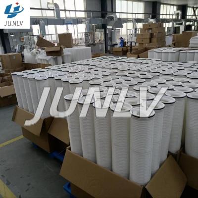 China Drinking Water JUNLV Power plant circulating 40 inch 20 micron large flow Water Filter element for municipal water for sale