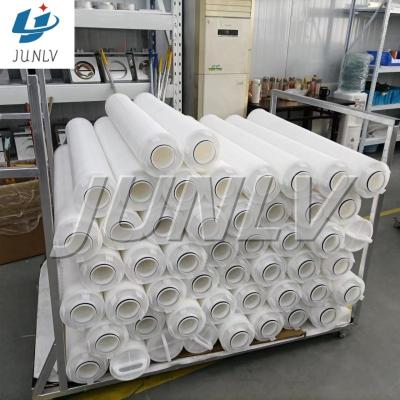 China Drinking Water JUNLV industry use 60 inch 1 micron Large Pp Pleated Water Filter Cartridge for desalted water Filtration for sale