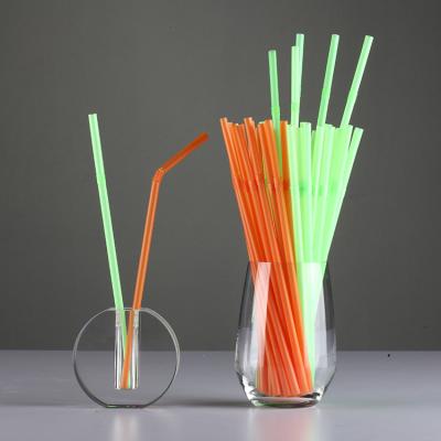 China Compostable 100% biodegradable plastic drinking no cornstarch eco plastic pla straw in stock for sale