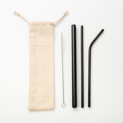 China Beverage Metal Stainless Steel Drinking Straw Drinking Cleaning High Quality Straws Drink Telescope for sale