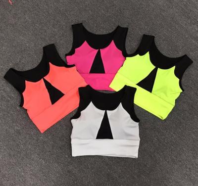 China Wholesale Low Price Antibacterial Ladies Sports Bra Tops Fitness Yoga Wear for sale