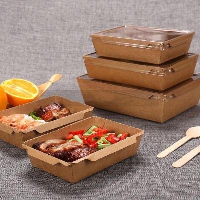 China Excellent quality traditional China professional manufacturer waterproof and oil proof kraft paper tray with lid box for sale for sale