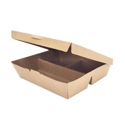 China Traditional Kraft Paper Multi-Lattice Dining Box Support Customized Environmentally Friendly for sale