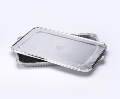 China Large Size 5400ml Wholesale Party Use Food Packaging Standard Traditional Take Away Aluminum Foil Packing Container for sale