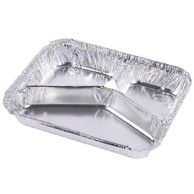 China Kitchen Use Disposable Aluminum Foil Food Wrapping Container Foil for sale