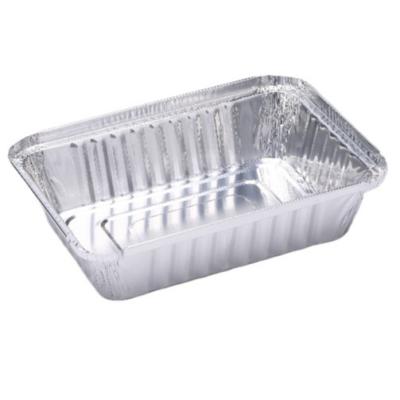 China Traditional 1000ml Disposable Food Packaging Standard Take Away Aluminum Foil Tray Packing Container for sale