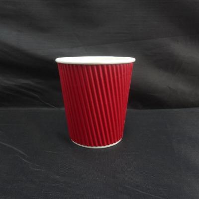 China Traditional skillful workmanship waterproof and oil proof kraft paper ripple wall cup for sale for sale