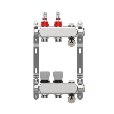 China Modern Three Way Floor Heating Under Floor Water Heating Flow Meter Stainless Steel Manifold Manifold for sale