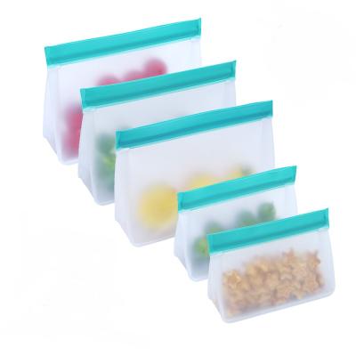 China BIODEGRADABLE Waterproof Sandwich Bags Peva Container Zip Lock Plastic Bag Zipper Peva Bags for sale