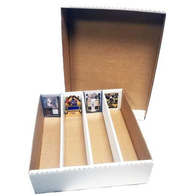 China Recycled Materials Ultrapro Toploader Sports Game Paper Rated Card Boxes Playing Basketball Trading Card Hobby Storage Packing Case For Cards for sale