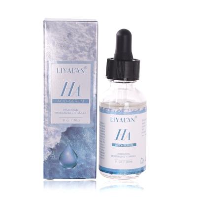 China Best Private Label Facial Skin Care Anti Aging Moisturizing Whitening Natural Organic HA Hyaluronic Acid Face Serum Anti Aging for sale