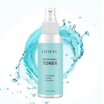 China Toner New Listing Alcohol Free Moisturizing Soothing Organic Witch Hazel Facial Toner Face Care Spray for sale