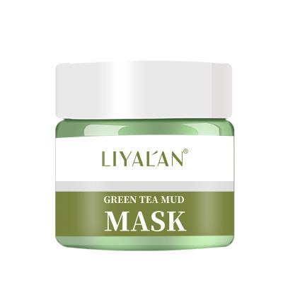 China 2021 New Arrival Moisturizer Face Skin Pore Cleansing Detoxify 100% Natural Vegan Green Tea Clay Facial Mask for sale