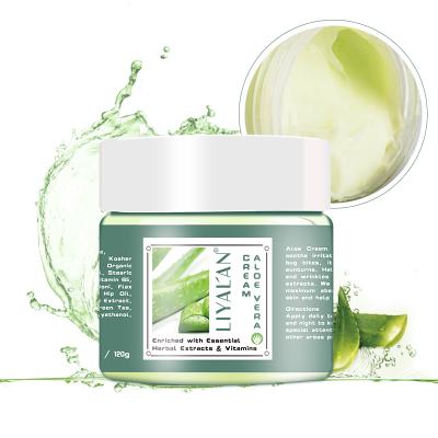 China Good Selling Acne Treatment Rich Vitamins Nourish Moisturizing Natural Organic Aloe Vera Cream For Face for sale