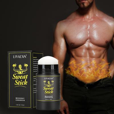 China Weight Loss Best Natural Hot Cream Weight Lose Exercise Waist Body Sweated Slimming Fat Burn Gel Cream Stick for sale