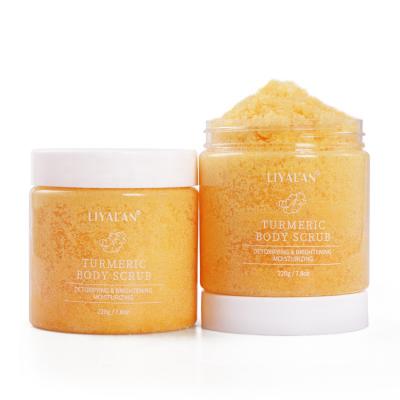 China Exfoliator Pure Natural Organic Private Label Exfoliating Body Scrub Exfoliate Vegan Turmeric Scrub for sale