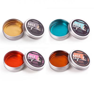 China Best Wholesale Organic Vegan Hair Styling Pomade Wax Anti Frizz Extra Hold Braid Strong Gel Control Edge Hold for sale