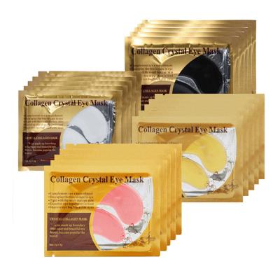 China Anti-Puffiness Moisturize 24k Gold Skin Care Eye Mask Collagen Hydrogel Under Eye Patch For Dark Circles for sale