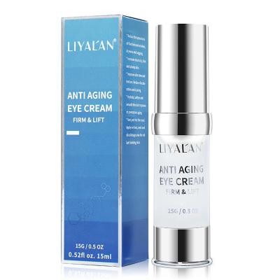 China Natural Organic Anti Aging Anti-Puffiness Private Label Repair Wrinkle Puffiness Skin Under Eye Cream For Dark Circles for sale