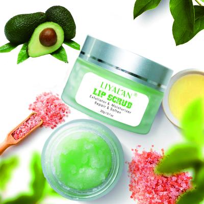 China High Quality Sunscreen Lip Moisturizing Organic Vegan Exfoliating Sugar Lip Scrub Private Label for sale