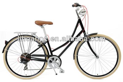 China 26 steel dutch city bike with shimano 7 speed for sale