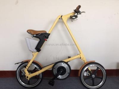 China Aluminum alloy ply electric bike triangle frame with belt drive system and mid motor for sale