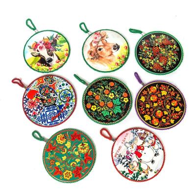 China Sustainable Ceramic Place Mat Dish Pot Heat Resistant Mat For Dining Room Wall Home Decoration for sale