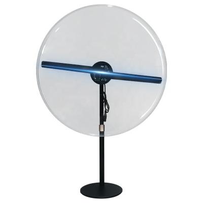 China Advertising Equipment Led 3D Hologram Indoor Advertising Led Fan Hologram 30Cm With APP Control 30cm for sale