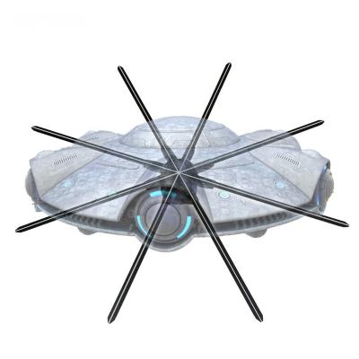 China 180cm CE FCC Wifi App Control 3D Fan 5D Air Advertising Machine Holographic Led 2k Hologram Hologram Advertising Display 180cm*180cm for sale