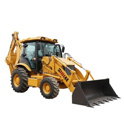 China Factory Big and Mini Front End Loader Wheel Backhoe Loader For Sale 3-6 Ton Diesel SINGLE Cylinder Customized Tractor for sale