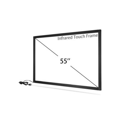 China China factory aluminum alloy 55 inch IR touch screen frame, touch screen overlay kit, for touch monitor for sale