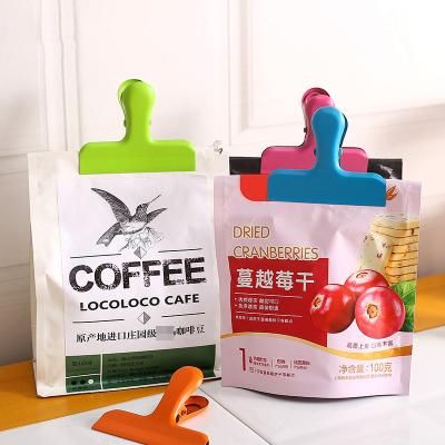 China Viable Maker Stain Candy Colors Stainless Steel Household ServicesTools Food Snacks Metal Seal Food Bag Clip for sale