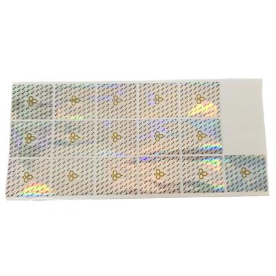 China Professional Custom Box Sticker Hologram Void Sticker For Box Sealing for sale