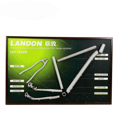 China Mountain Bikes Bike Parts Bike Frame CKD Aluminum Alloy 6061 OEM Good Quality LANDON Wholesale 6061 Fork High End Drop Tube Spoke Customized for sale