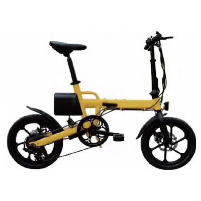 China Aluminum Alloy 20 Inch Aluminum Rear Motor Electric Bicycle Made in Taiwan 36V 250W Folding E-Bike 25km/h Range 25km/h Dismountable for sale