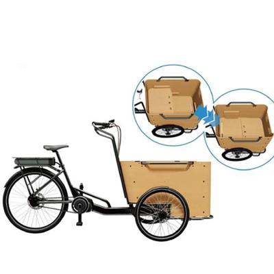 China Durable Commuting Electric Cargo Trike 36v 250w Tricycle Adult Electric Bike Could Do OEM Or ODM for sale