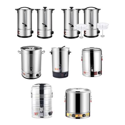 China Keep Hot Urn Single Layer Electric Kettle Tea Water Heater Stainless Steel Supplying Urn With Temperature Control for sale