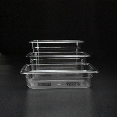 China Unbreakable Multi Star Hotel Size Five Standard Gastronorm Containers 1/3 Food Container 1 /4 With Lid for sale