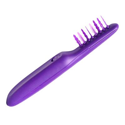 China Battery Operated Electric Hair Straightener Detangle Comb Scalp Curly Scalp Massage Comb Loosen Knots Electric Hair Comb for sale