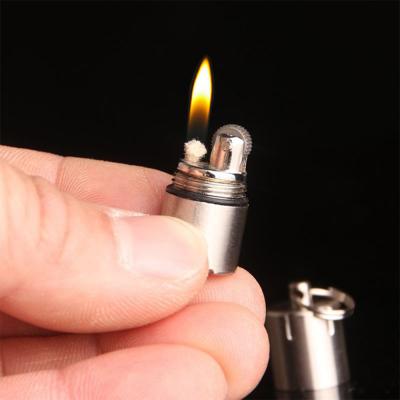 China Outdoor Lighter Flint Keychain Constant Assorted Flint Kerosene Start Camping Waterproof Smoking Gadget Small Size Small And Easy To Use And Survival Easy To Use for sale