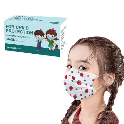 China 2021 Competitive Price Kids Products Breathable Hot Cartoon Printed Face Mask Kawaii Mascarilla Face Mask CE Disposable Medical 3 Layers for sale