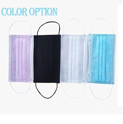 China 2020 CE Size Breathable Hot Selling Adult White / Blue Color 3ply Medical Face Mask With English Box Packing for sale