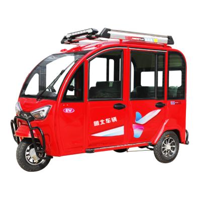 China Various Factory Manufacturing Vehicle Electric Enclosed Passenger Electric Tricycle for sale