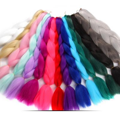 China Cheap Factory Price Silky Straight Wave 24' Heat Resistant Ponytail Hair Extensions Synthetic Fiber Wig for sale