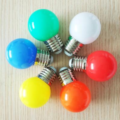 China Long life energy saving 1 watt g45 colorful led light bulb for sale