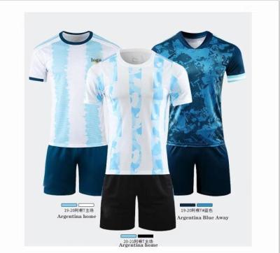 China Shirts & Tops Fashion Design World New Custom Print Logo Football Soccer Wear Argentina World Cup Shirt Tank Top Set Uniform for sale