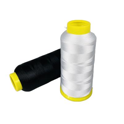 China High Temperature Resistant HT90 Polyester High Tenacity 210d 3 Polyester Yarn Dyed Polyester Sewing Thread for sale