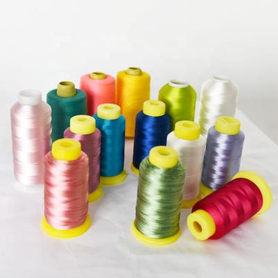 China High Tenacity PT54 Dyed Embroidery Thread 150d/2 5000m Polyester Embroidery Thread Embroidery Thread Factory for sale